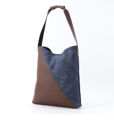 バイカラーショルダーバッグ