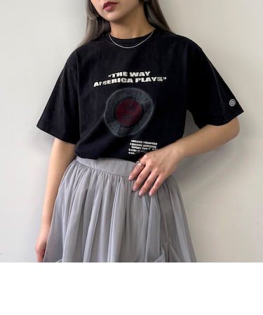 【DISCUS】ヴィンテージプリントTシャツ