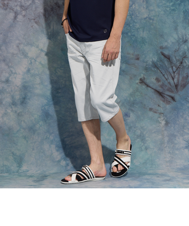 アラカルトデニムクロップドパンツ