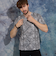 パイソン柄プリントVネック半袖Ｔシャツ