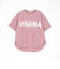 手書き風ロゴ ラウンドヘムTシャツ