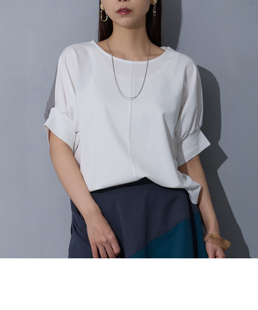 異素材切り替えTEE