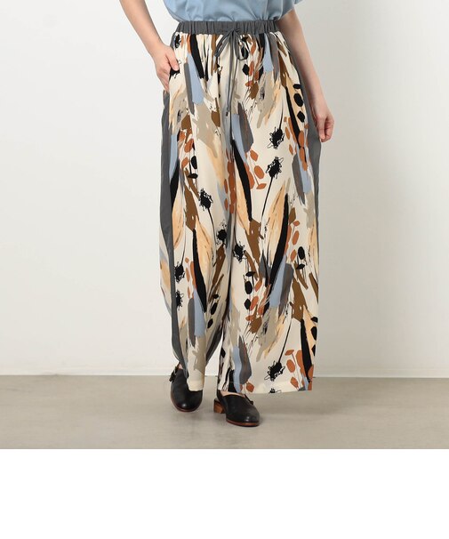 【WALDO】マルチアート柄パンツ
