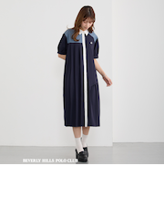 【BEVERLY HILLS POLO CLUB】アシンメトリーワンピース