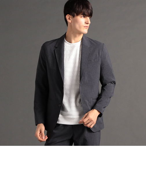 メランジストレッチ セットアップジャケット