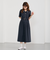 衿刺繍ワンピース