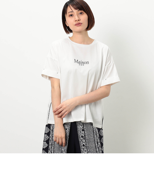 【WALDO】刺繍ロゴサイドパイピング半袖Ｔシャツ