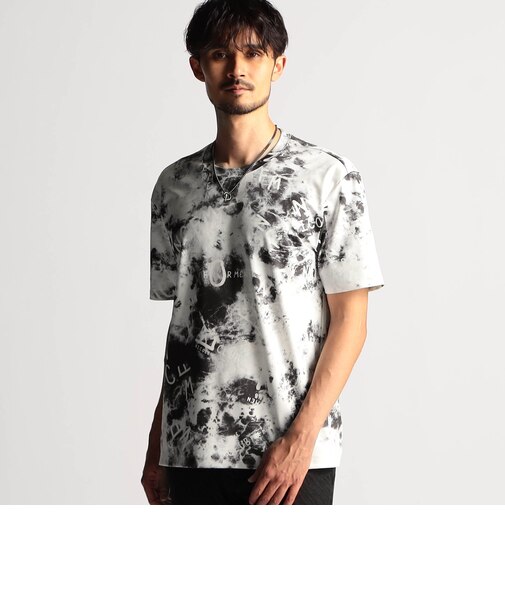 総柄プリント半袖Ｔシャツ