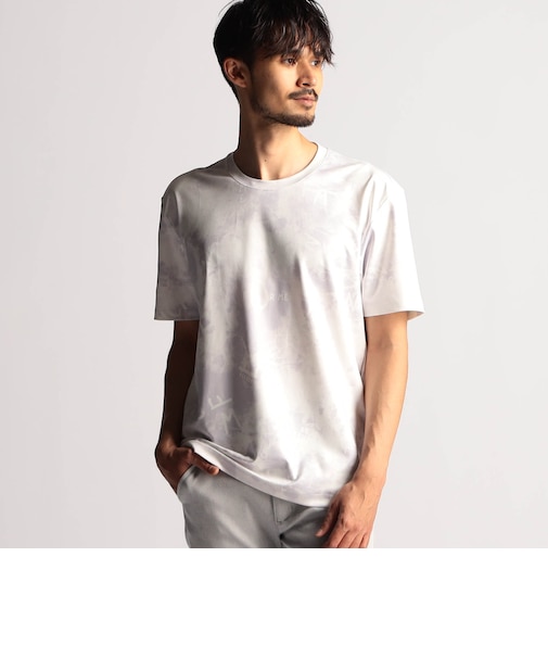 総柄プリント半袖Ｔシャツ