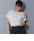 エンボス刺繍Tシャツ