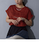 エンボス刺繍Tシャツ