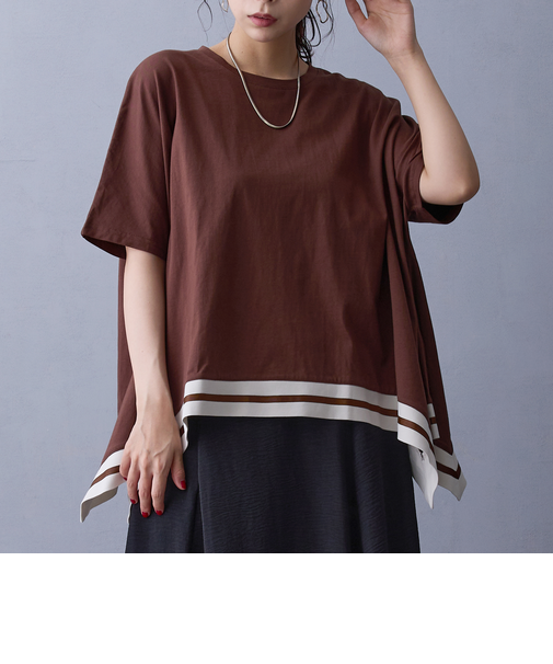 ハンカチヘムTシャツ