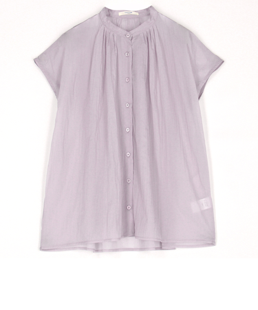 シアー フレンチスリーブシャツ