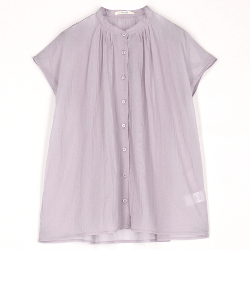 シアー フレンチスリーブシャツ