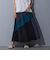 切り替え配色スカート