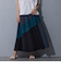 切り替え配色スカート