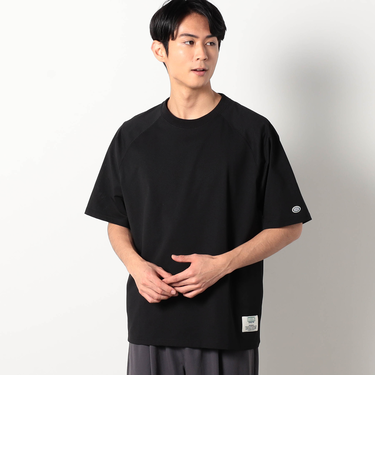 【DISCUS別注】ドットメッシュラグランTシャツ
