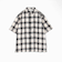 [シャツ+Tシャツ　セットアイテム]アンサンブルパナマオンブレチェック半袖シャツ