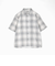 [シャツ+Tシャツ　セットアイテム]アンサンブルパナマオンブレチェック半袖シャツ