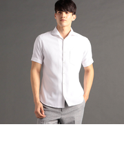 サッカーストライプ ドレスシャツ