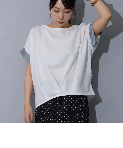 裾タックTEE