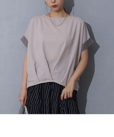 裾タックTEE