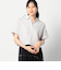 爽やか吸水速乾リネン　襟付きキーネックシャツ/チェック柄
