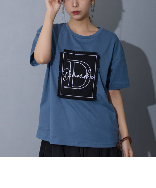 刺繍デザインTシャツ