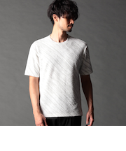 ゼブラ柄スプレー風ぼかしプリントTシャツ