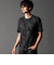 ゼブラ柄スプレー風ぼかしプリントTシャツ