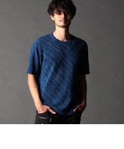 ゼブラ柄スプレー風ぼかしプリントTシャツ