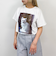 フレンチスリーブ猫Tシャツ
