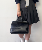 2WAYショルダーフラップバッグ