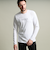 シルケットクルーネック長袖Ｔシャツ
