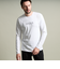 シルケットクルーネック長袖Ｔシャツ