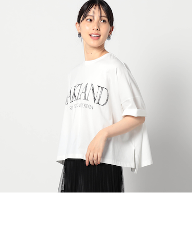 ワイドシルエットBIGロゴTシャツ