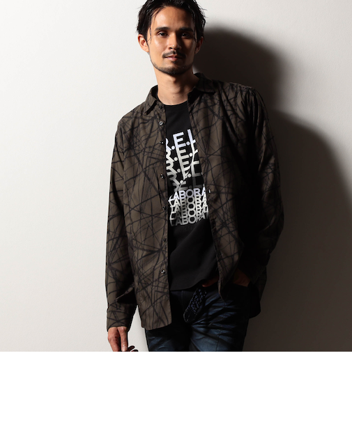 【RIELABO】レイズオブライトプリントシャツ(日本製)