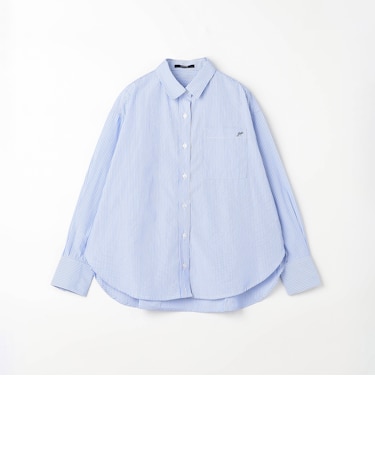 2WAYストライプ柄長袖シャツ