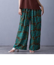 プリント柄パンツ