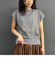 半袖ニットプルオーバー