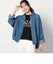 【BROOKLYN OVERALL 】ドロスト仕様　ブルゾンライクシャツ
