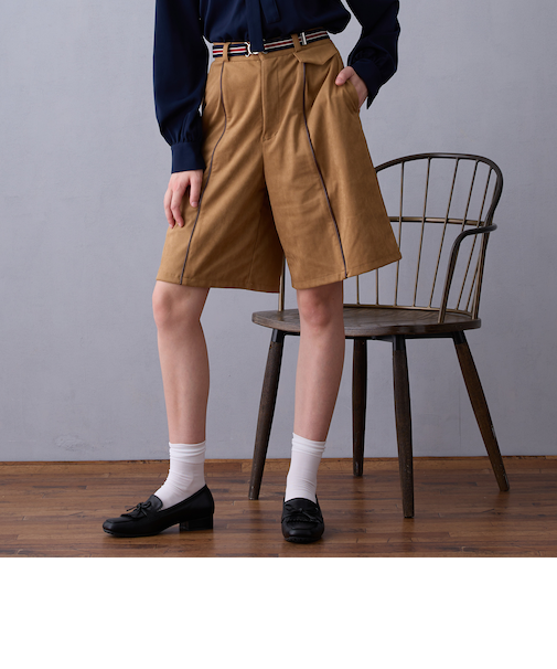 パイピングハーフパンツ