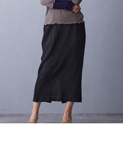 楊柳パイピングタイトスカート