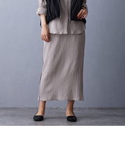 楊柳パイピングタイトスカート