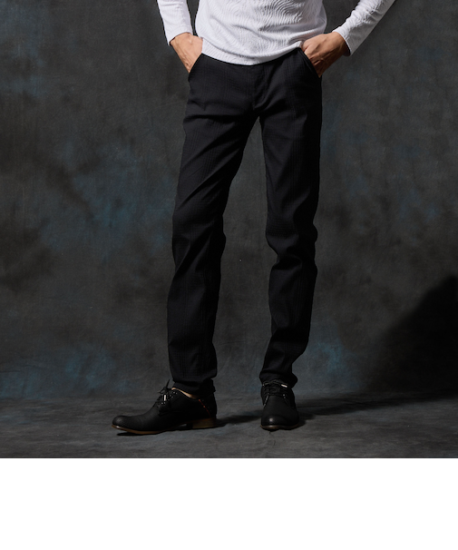 ガムストレッチジャカードパンツ