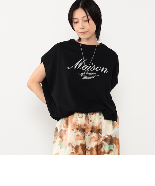 フロントロゴチュニック丈ビッグTシャツ