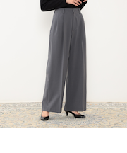 ツータックストレートパンツ