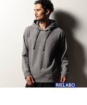 【RIELABO】エンブロイダリーロゴ プルオーバーパーカ