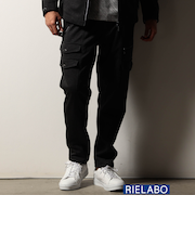 【RIELABO】ボンディング　デザインカーゴパンツ