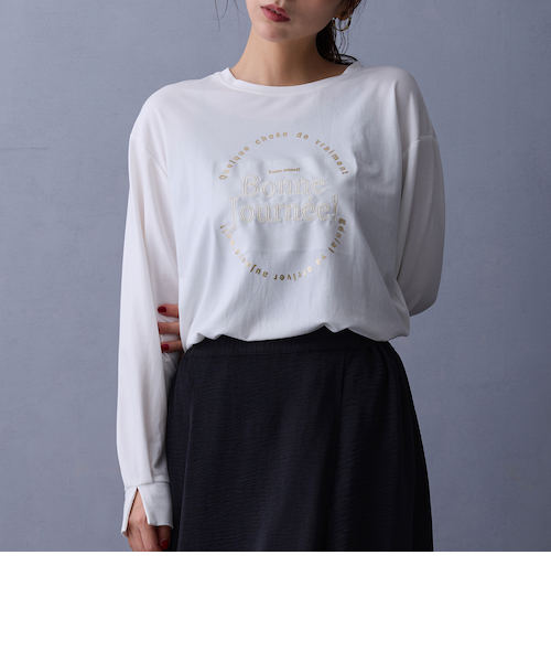 KARA ニコル サイン入りTシャツ　Lサイズ ロゴロングTシャツ｜ニコルの通販｜&mall（アンドモール）三井
